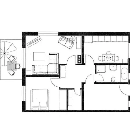 With 1 Bedroom Сasa de vacaciones *